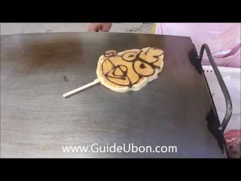 ขนมแพนเค้ก - pancake fancy แพนเค้กแฟนซี ขนมธรรมดาๆ ที่เพิ่มมูลค่าด้วยลายการ์ตูน.