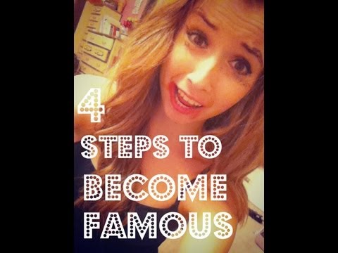 how to become famous