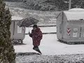 ll pedone sotto la neve