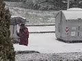 ll pedone sotto la neve