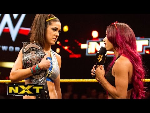 Sasha Banks confronts NXT Women's Champion Bayley: WWE NXT, September 16, 2015