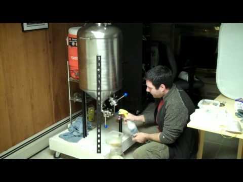how to harvest yeast from a fermenter
