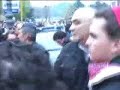 080408 Vicenza, contestazione a Berlusconi