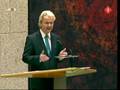 Geen applaus voor Wilders