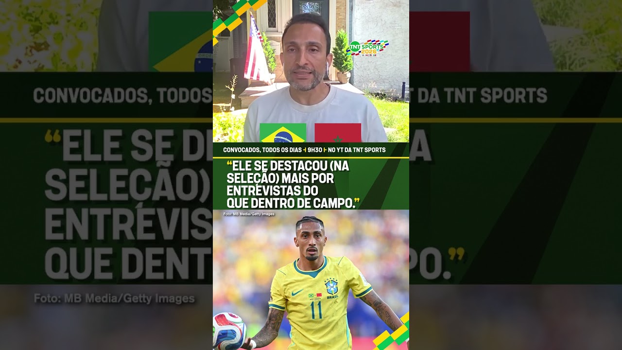 "NÃO TEMOS A MESMA NATURALIDADE PARA CRITICAR O RAPHINHA!" 🇧🇷⚽ #shorts