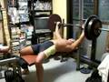 Bench press alone at home what if you failed 120kg