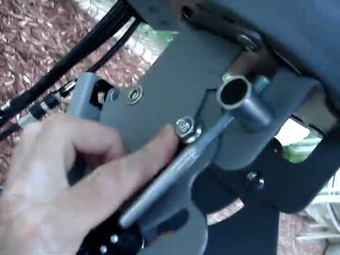 how to adjust azimuth on dish