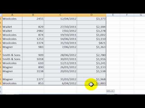 how to eliminate unused cells in excel