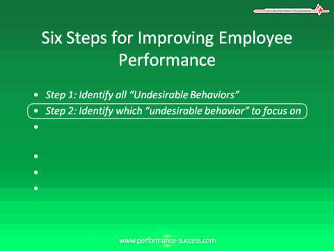 how to improve job performance