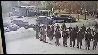 لحضة عملية الدهس جبل المكبر لحضة عملية الدهس جبل المكبر