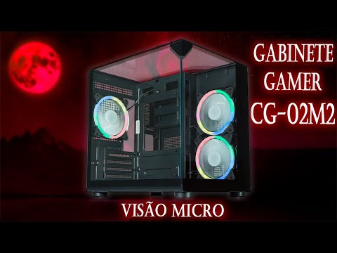 Vídeo de demonstração - Gabinete Gamer Aquário Visão Micro |  CG02M2