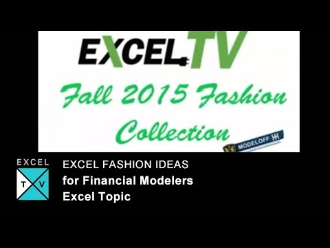 Fall 2015 Fashion Collection for Financial Modelers