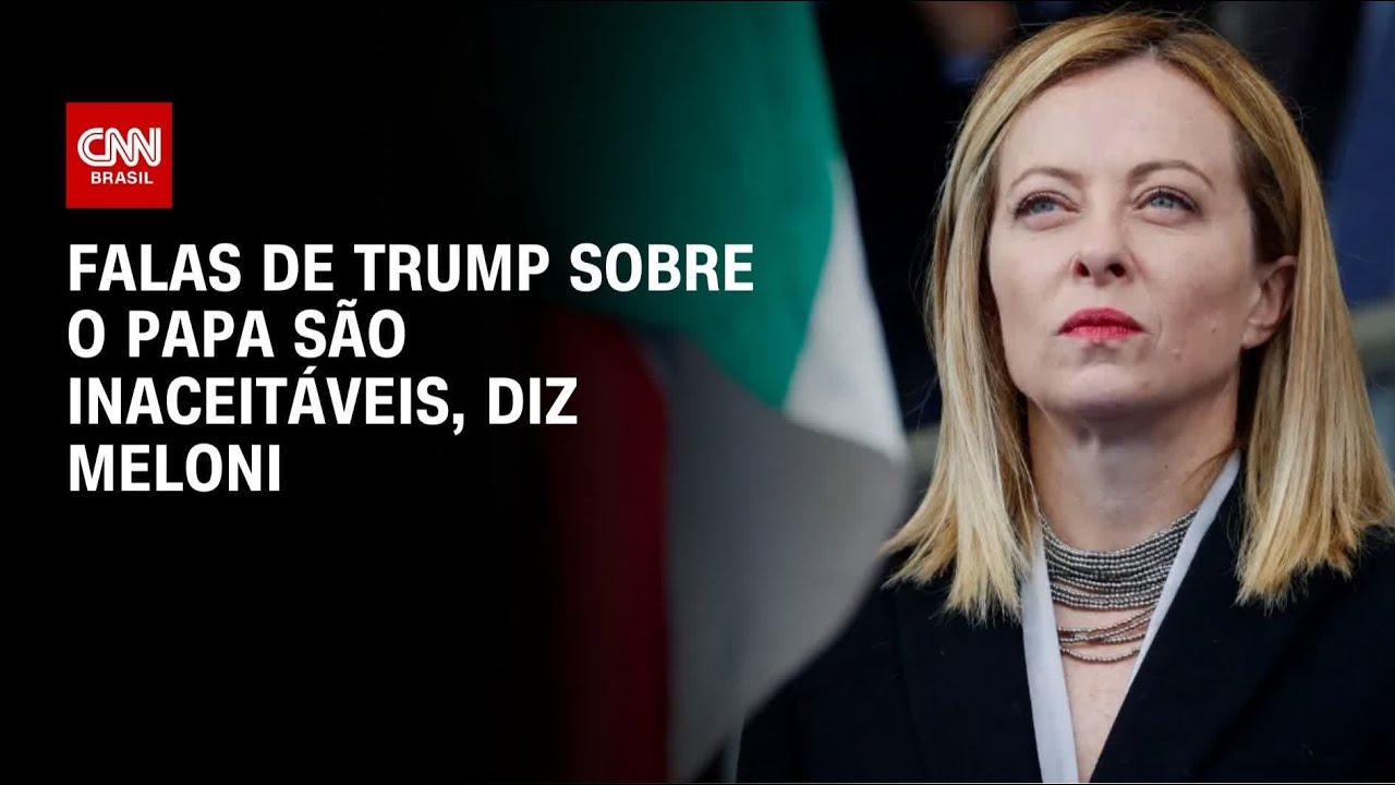 Comentários de Trump sobre o papa são inaceitáveis, diz premiê da Itália | CNN 360º