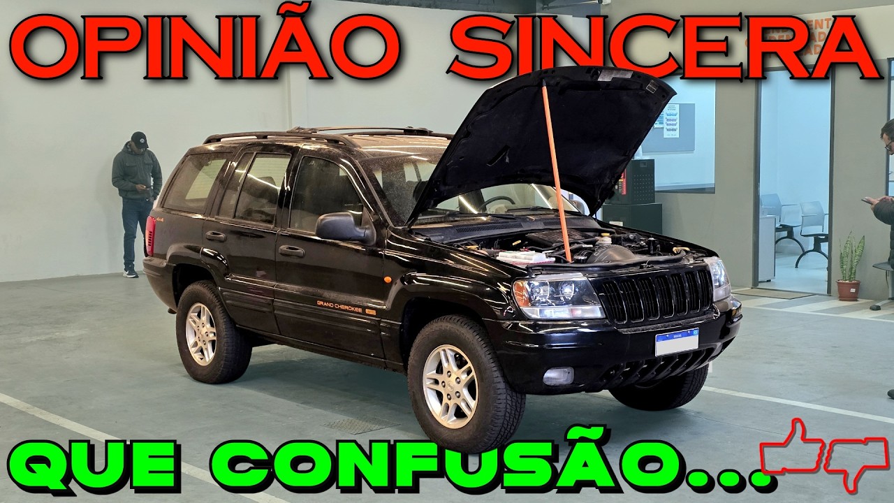 Jeep Grand Cherokee 4.7 V8: Tranferência, estética, vitrificação, bateria nova e oficina! Só rolo!