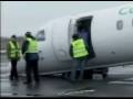 Carpatair Emergency Landing of Saab 2000 in Timisoara, 28.2.2009 - longer aftermath footage