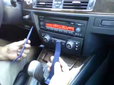 How to Remove Radio / CD Player from BMW 328  2007 for Repair