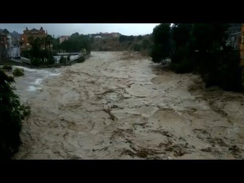 berschwemmungen und starke Unwetter in Spanien