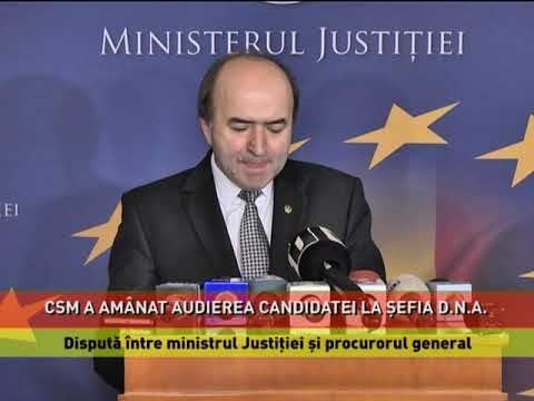 Audierea Adinei Florea, candidata la șefia D.N.A., amânată de C.S.M.