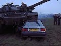 Tank crushes car 10 - attempt 2