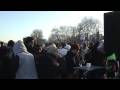 Berlin-Friedrichshain - Crazy Rave Party on frozen Spree Bight