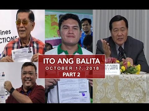 UNTV: Ito Ang Balita (October 17, 2018) Part 2