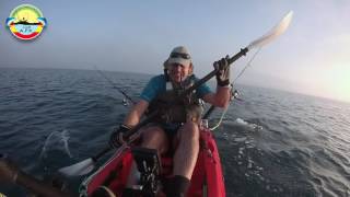 Pescando Jurelas desde Kayak en Alicante