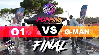 O1 vs G-Man – End of Summer Jam 2023 POPPING FINAL