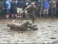 Arnie mud wrestling at V festival Weston park 2008 !!