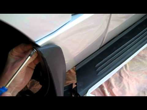 How to fit side steps to  Range Rover L322 / Vogue Part 2