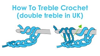 How to Treble Crochet (Double Treble Crochet in UK