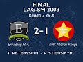 en av de fyra matcherna i andra rundan i lag-sm-finalen mellan enk�ping hsc och bhk m�llan rouge.