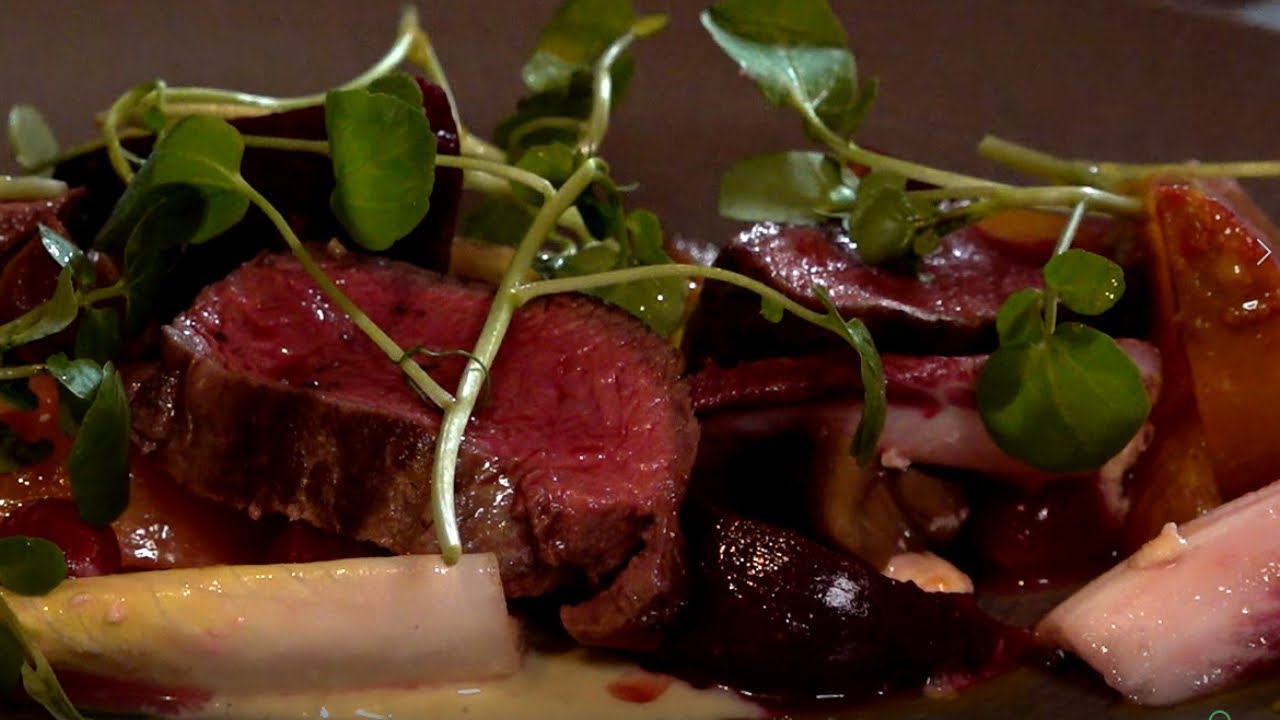 Venison Loin Salad