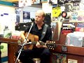 special in-store acoustic set at the record collector...it was fantastic!!
