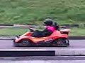 Friends on go karts at pontins