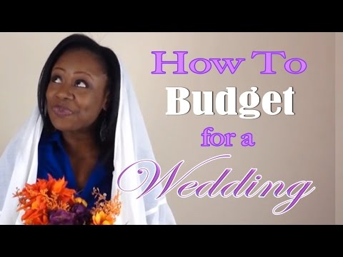 how to budget for a wedding