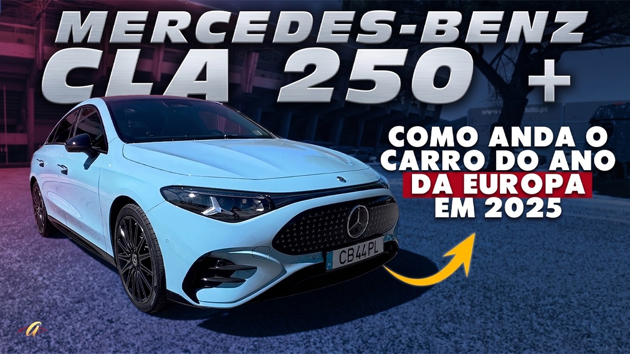 O ELÉTRICO QUE QUER SALVAR A MERCEDES! Testamos o premiado CLA 250+ que chega ao Brasil em 2026