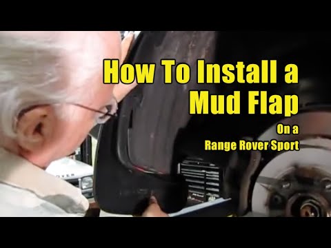 Mud Flap Install: How to Install a Mud Flap on a Range Rover Sport