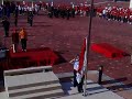 The arrival of MP and the singing of National Anthem