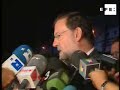 Rajoy solicita esfuerzo para que les llegue la paz a los fam