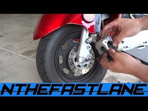 how to bleed front brakes on a scooter