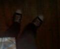 Craigs feet at boondocks.