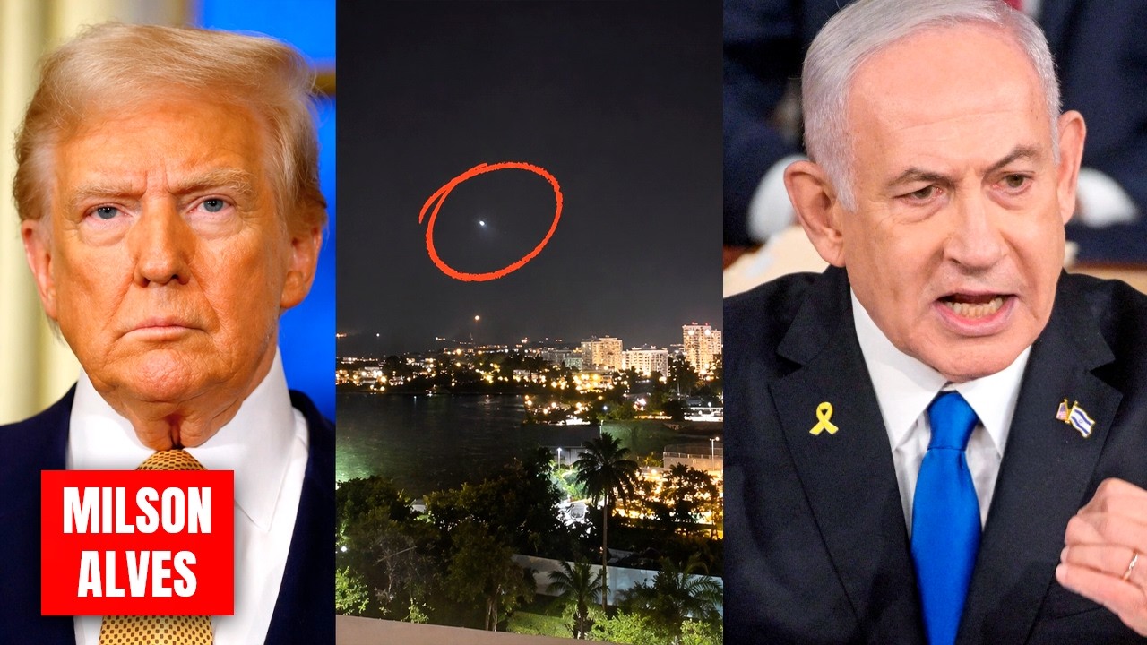 ÚLTIMAS: Atacaram Israel, TRUMP manda ATIRAR e drones entram no IRÃ