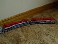 My  British  columbia BC  Rail  Freight Train in HO Scale