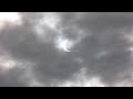 Click here to watch this video 日食solar eclipse between cloud
