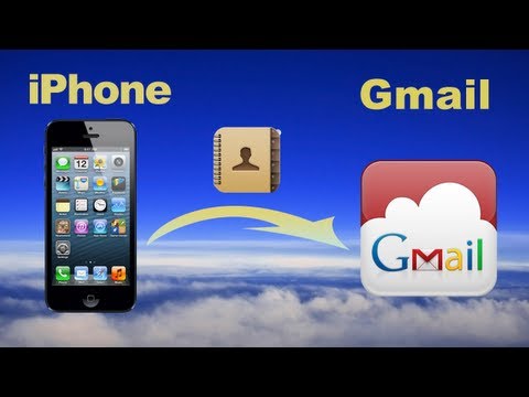 how to sync gmail contacts to iphone