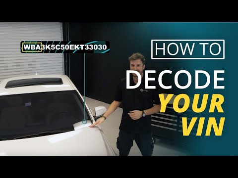 BMW VIN - What Is It & How To Decode?