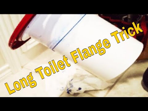 how to remove pvc toilet flange