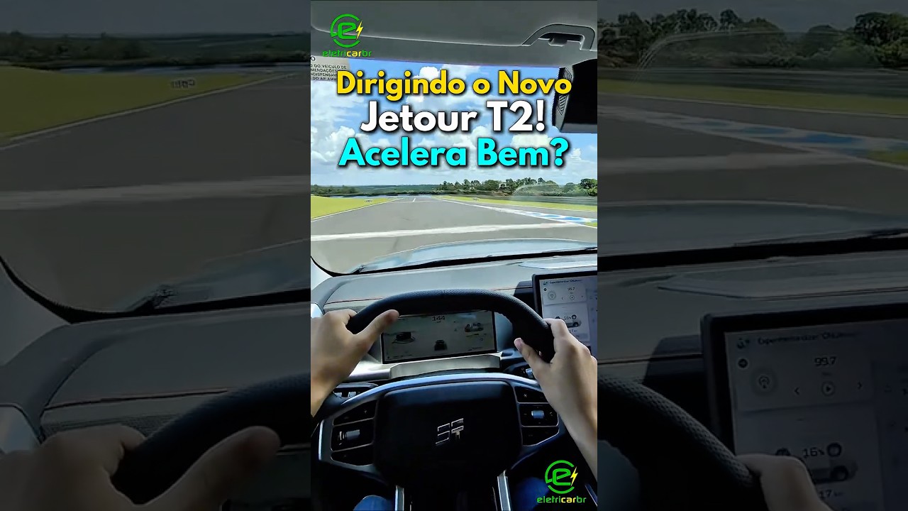 Dirigindo o Jetour T2 na Pista: acelera bem? 1.5 Turbo + Elétrico!