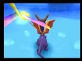 Spyro 2 [glitches] winter tundra [walk under ice] -100th vid