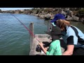 Mum & kids go fishing